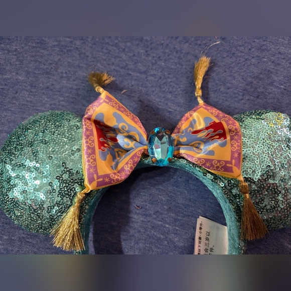 Disney Parks Minnie Ears Headband Aladdin Jasmine Magic Carpet Tokyo Disneyland - Picture 2 of 4